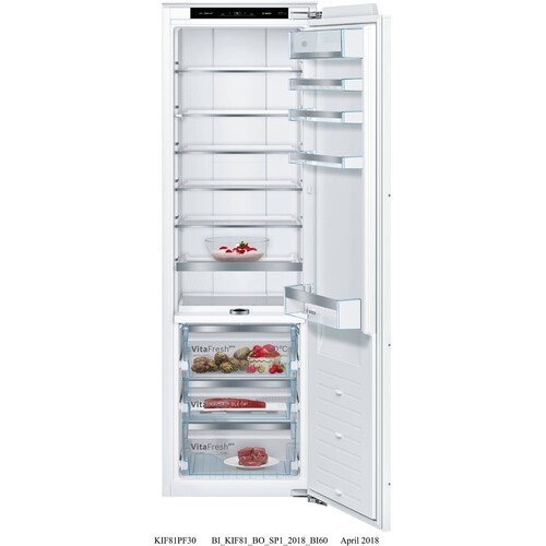 KIF81PFE0 Bosch Einbau Kühlschrank 178x56cm VitaFresh Flachscharnier Produktbild