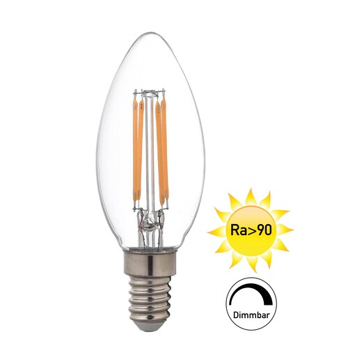 10001685 Civilight SP FKE DC35K 470 E14/927 LED Filament Kerze klar,4,5W,47 Produktbild