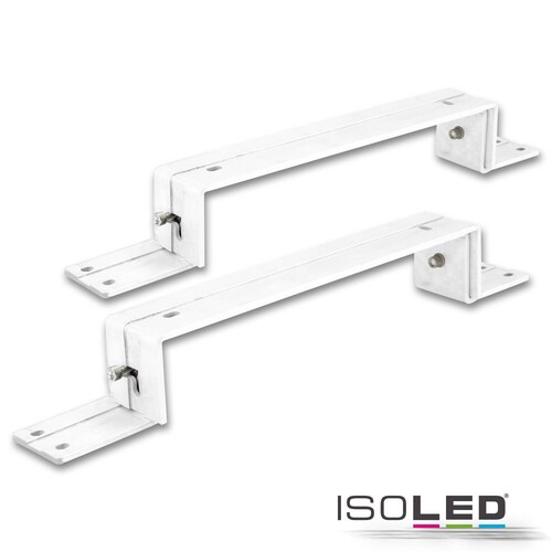 114702 Isoled Montagebügel für LED Panel 300x1200, weiß RAL 9016 Produktbild Front View L