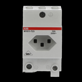 2CSM220695R0721 ABB M1011 T23 Steckdose CH 16A M1011-T23 Produktbild front M