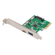 DS-30225 Digitus PCIe Karte, USB Type C + USB Type A, bis zu 10GB/s Produktbild