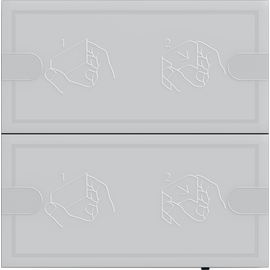5052028 Gira Tastsensor 4 24 V TS4 Anthrazit 2-fach Produktbild front M