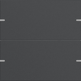 5022928 Gira Wippenset Tastsensor 4 TS4 Anthrazit(lack.) 2-fach Produktbild front M