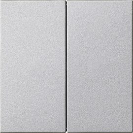 536226 Gira S3000 Bedienaufs. 2f System 55 F Alu Produktbild front M