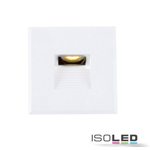 114566 Isoled Cover Aluminium eckig 3 weiß für Wandeinbauleuchte Sys-Wall68 Produktbild