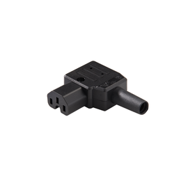 891/sw KaiserLeitungen Kaltgerätedose C 15,120°/10 Amp., mit Schutzkontakt, abg Produktbild front M