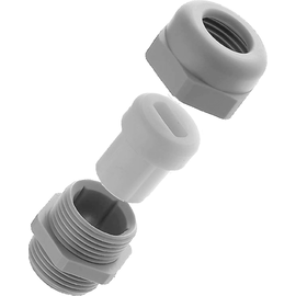 92005700 S.I.B. POWTF Flachkabelverschraubung M63 6,5x47 RAL7 Produktbild