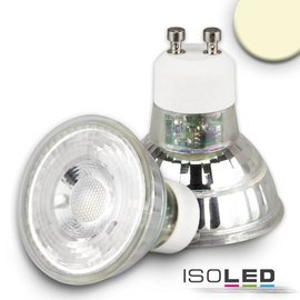 114159 Isoled GU10 LED Strahler 5W, prismatisch, warmweiß, CRI90 Produktbild