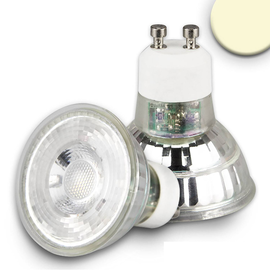 114159 Isoled GU10 LED Strahler 5W, prismatisch, warmweiß, CRI90 Produktbild