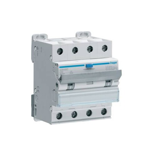 ADR482C Hager FI LS 4P 10kA C 32A 30mA Hi Produktbild Front View L