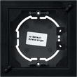 0219005 Gira AP Gehäuse 1f flach System 55 Schwarz m Produktbild front S