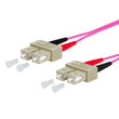 151S1EOEO30E Metz Connect OpDAT PK SC D/SC D G50/125 OM4 BR 2x2,0 mm violett  Produktbild