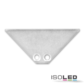 114770 Isoled Endkappe EC84 Aluminium für Profil CORNER12 inkl. Schrauben Produktbild