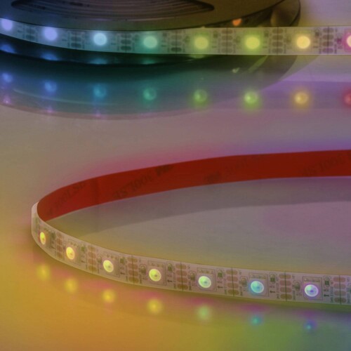 114663 Isoled LED WS2815 Digital SPI Flexband, 12V, 8W, IP68, RGB Produktbild