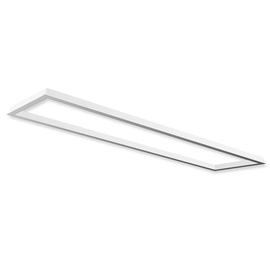 114611 Isoled Einbaurahmen weiß RAL 9016 für LED Panel 300x1200 Produktbild