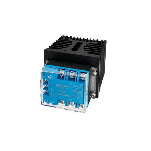 0767523866215 Smartfox Leistungssteller 3x400 bis 12kW inkl. Kühlkörper groß Produktbild Front View L