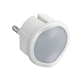 050676 Legrand Dimmbares Nachtlicht mit Helligkeitssensor LED 0,06W Farbe weiß Produktbild front M