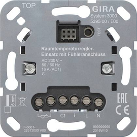 539500 Gira S3000 RTR Eins. + Fühleranschluss Einsatz Produktbild