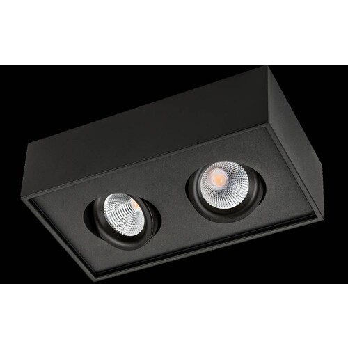 902554 SG Leuchten CUBE LUX 2X schwarz 2x7W LED 2700K Produktbild