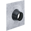 9089-53 Kaiser Rohrmanschette Ø 75 90 mm, Vlies Butyl Dichtungsmanschette für Produktbild