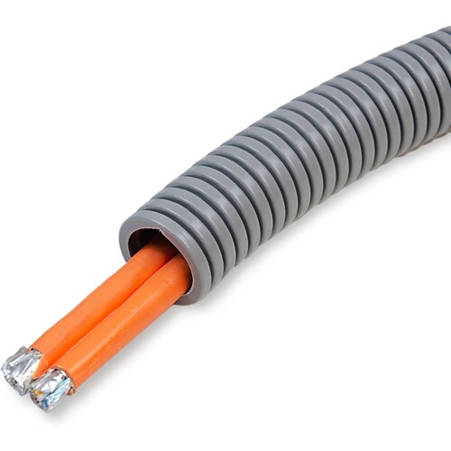 105940 Dietzel FXPR 25 GR+1xCAT7 Duplex/LAN1000 Produktbild Front View L