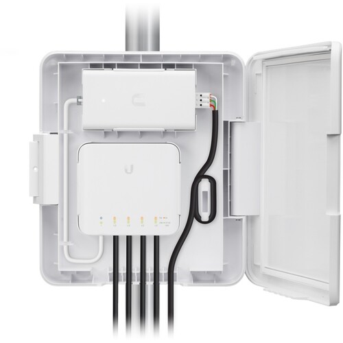 USW-FLEX-UTILITY Ubiquiti UniFi Switch Utility wetterfestes Gehäuse mit PoE Ada Produktbild