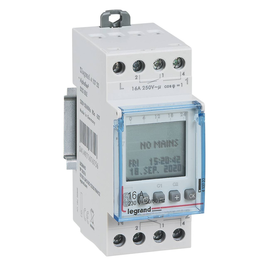 412722 Legrand AlphaRex³ D22 BLE 230VAC Wochenzeitschaltuhr 2 Kanal Produktbild front M