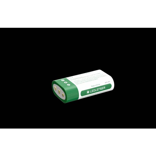 502310 Ledlenser 2x 21700 Li ion Rechargeable Battery Pack für H15/H19 Produktbild Front View L