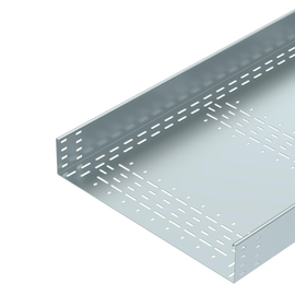 6061991 Obo BKRS 1160 FS Kabelrinne BKRSbegehbar110x600x3000Stahlbandverzin Produktbild front M