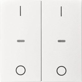 80962399 Berker KNX S.1 Abdeckung für Tastsensor Modul mit I/O Symbol 2fach p Produktbild