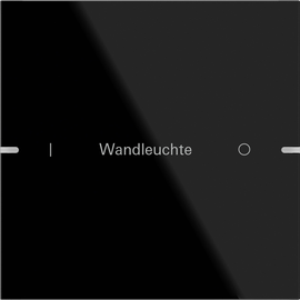 503105 Gira Wippenset 1f indiv. Tastsens.4 TS4 G Schwarz Produktbild front M