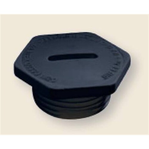 92000101 S.I.B. BLPO Blindstopfen M16 Ex e PA6 6 kant RAL9005 IP66/68, Schlüssel Produktbild Front View L