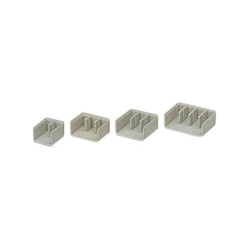 4TQA650210R0000 AEG BA END 2.1   Endkappe 2P für Phasenschienen 10mm² Produktbild Front View L