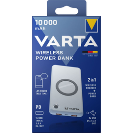 57913101111 Varta Wireless Power Bank 10.000mAh (1x USB-C PD, 2x USB-A QC 3.0) Produktbild