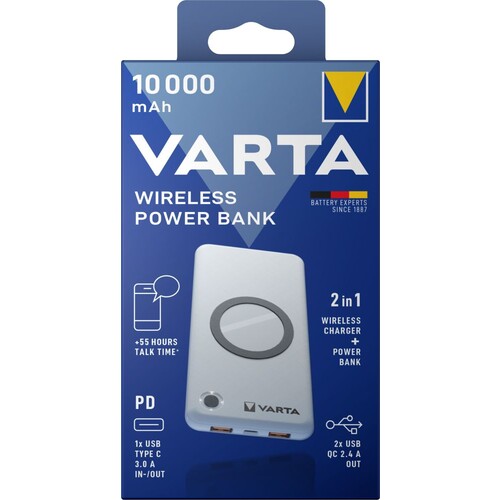 57913101111 Varta VARTA Wireless Power Bank 10.000mAh Produktbild