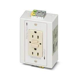5600639 Phoenix Steckdose EM-DUO 120/15/GFI/AUX Produktbild front M