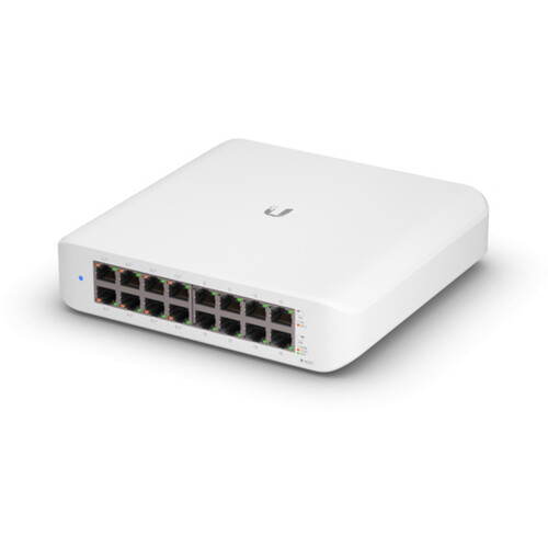 USW-LITE-16-POE Ubiquiti UniFi USW Lite PoE 802.3af/at 16-Port Gigabit Switch L2 Produktbild