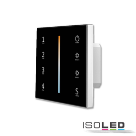 114450 Isoled Sys Pro weißdynamische 4 Zonen Einbau-Touch-Fernbedienung Produktbild
