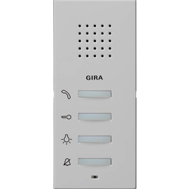 1250015 Gira Wohnungsstation AP System 55 Grau m Produktbild
