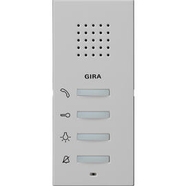 1250015 Gira Wohnungsstation AP System 55 Grau m Produktbild