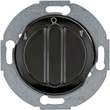 381213 Berker BERKER Serie 1930 Jalousie Drehschalter 2 pol. schwarz glänzend Produktbild front S