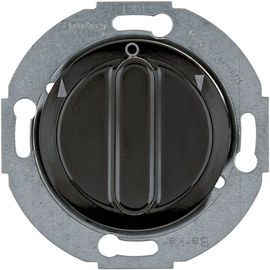 381213 Berker BERKER Serie 1930 Jalousie Drehschalter 2 pol. schwarz glänzend Produktbild front M