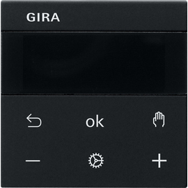 5394005 Gira S3000 RTR BT System 55 Schwarz m Produktbild front M
