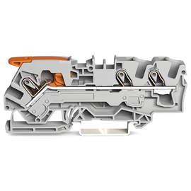 2106-1301 Wago 3 Leiter Durchgangsklemme mit Hebel und Push in CAGE CLAMP® 6 mm² Produktbild
