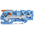 2106-1304 Wago 3 Leiter Durchgangsklemme mit Hebel und Push in CAGE CLAMP® 6 mm² Produktbild