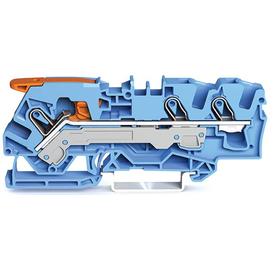 2106-1304 Wago 3 Leiter Durchgangsklemme mit Hebel und Push in CAGE CLAMP® 6 mm² Produktbild