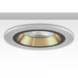 114015 Isoled Einbaurahmen Kombi für GU10/MR16 Produktbild front M