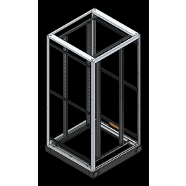 RACK-42HE-1010 Mehler 42HE Standrack B1000xH2100xT1000mm inkl. 19Zoll Schien Produktbild front M