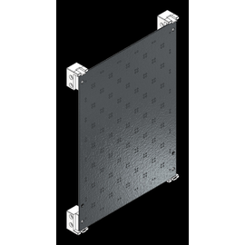 PA1 gelocht Mehler Montageplatte gelocht in Einsatzgrößen B280xH390mm, gerade Au Produktbild front M