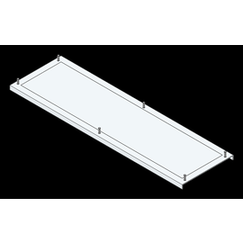 PVM-FL-C-U/410 Mehler PVM Flanschplatte Alu, 640x190mm für Schranktiefe 410mm, Produktbild front M